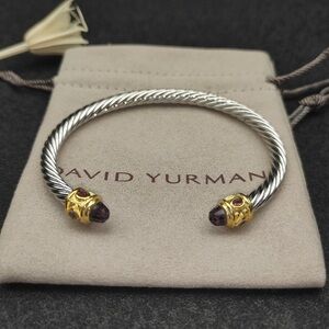 David Yurman 5MM purple Diamond bracelet